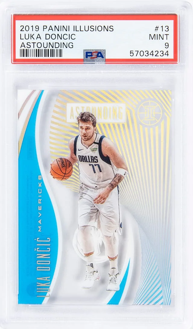 2019-20 Panini Illusions Luka Doncic Astounding #13 card image