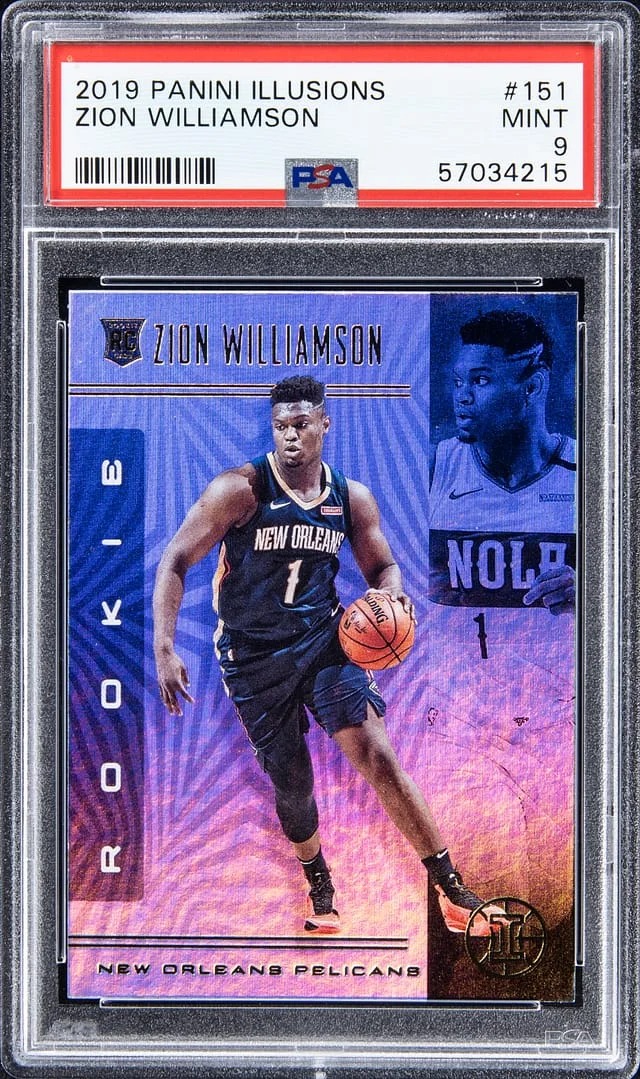 2019-20 Panini Illusions Zion Williamson #151 card image