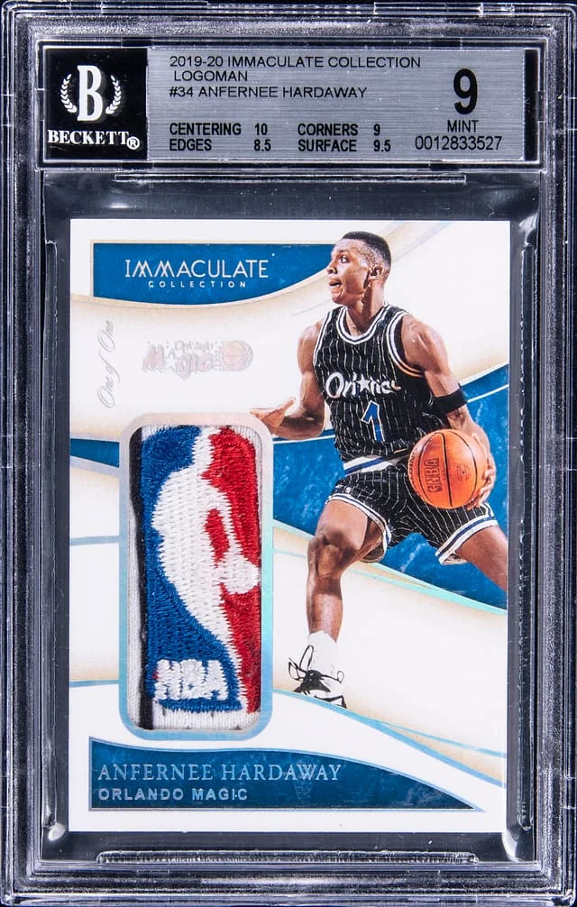 2019-20 Panini Immaculate Collection Anfernee Penny Hardaway Logoman #LM-ANF card image