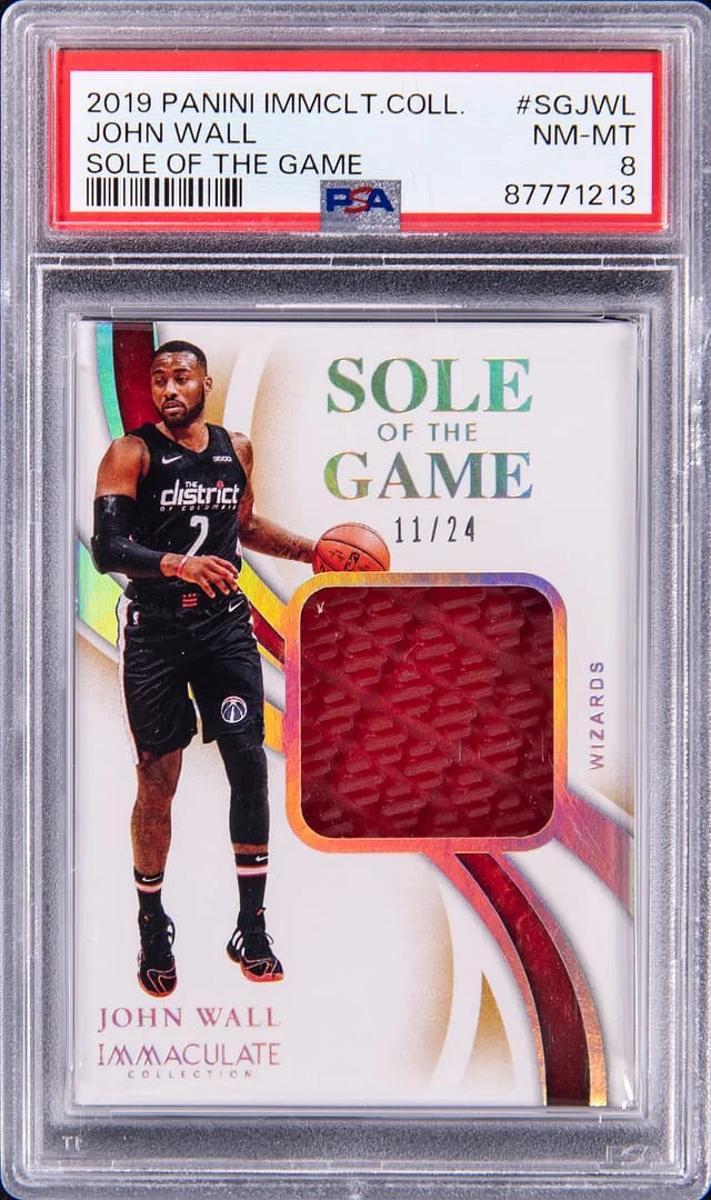 2019-20 Panini Immaculate Collection John Wall Sole of the Game #SG-JWL card image