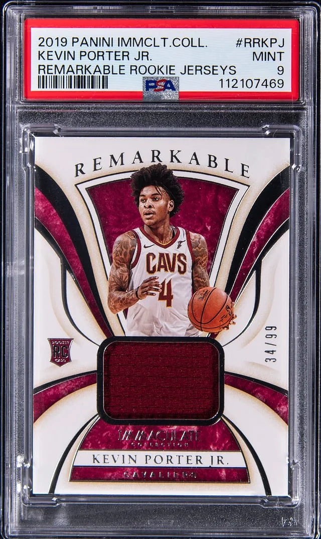 2019-20 Panini Immaculate Collection Kevin Porter Jr. Remarkable Jerseys #RR-KPJ card image