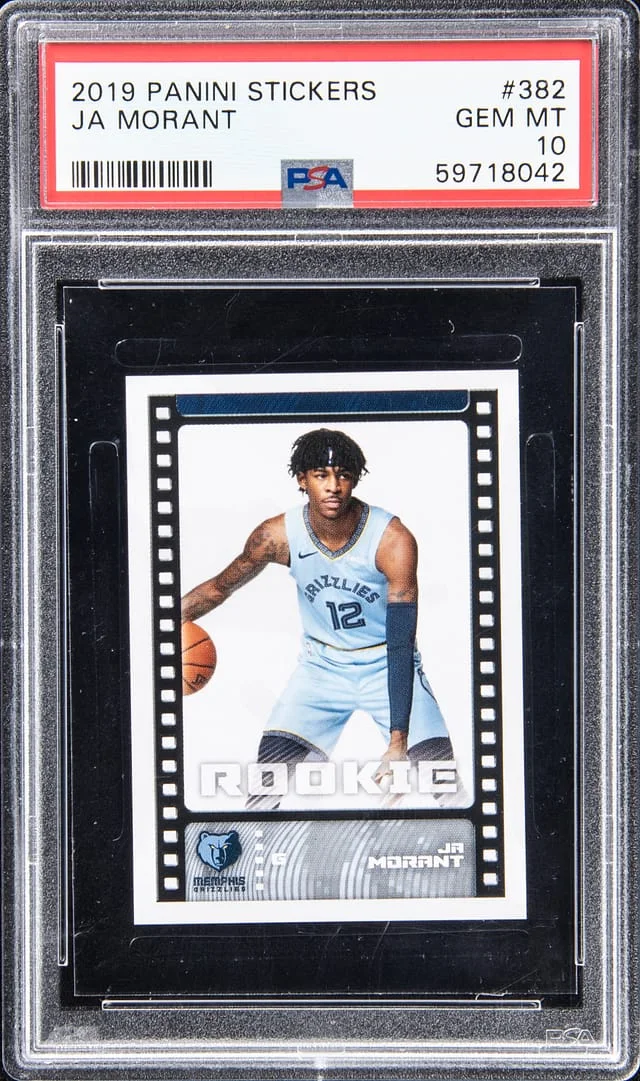 2019-20 Panini Ja Morant Stickers #382 card image