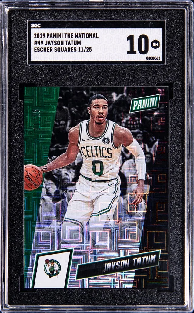 2019-20 Panini Jayson Tatum The National Escher Squares #49 card image