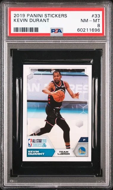 2019-20 Panini Kevin Durant Stickers #33 card image
