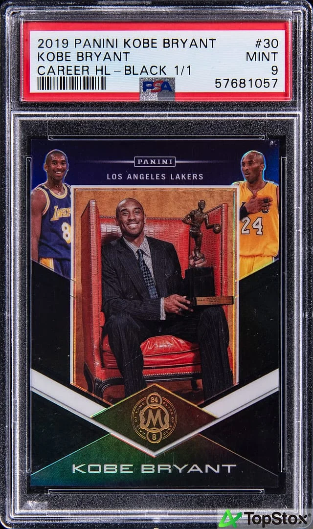 2019-20 Panini Kobe Bryant Career Highlights Black #30 card image