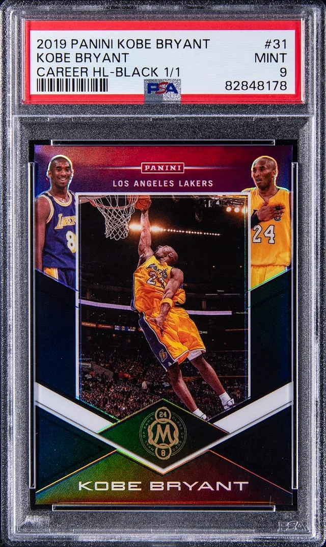 2019-20 Panini Kobe Bryant Career Highlight Black Prizm #31 card image