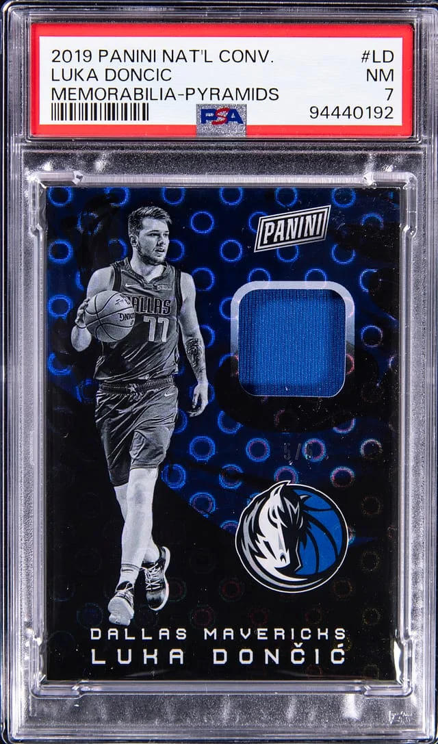 2019-20 Panini Luka Doncic National Convention Memorabilia Pyramids #LD card image