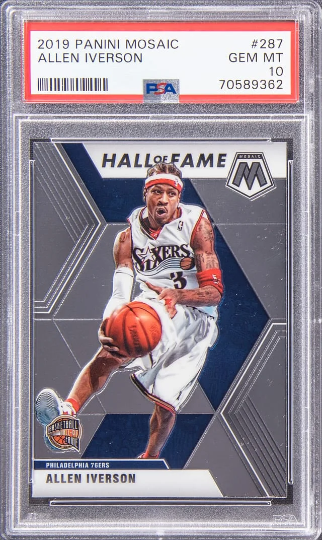 2019-20 Panini Mosaic Allen Iverson #287 card image
