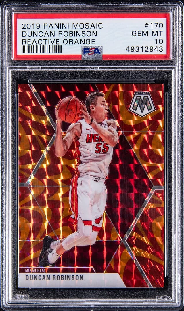 2019-20 Panini Mosaic Duncan Robinson #170 card image