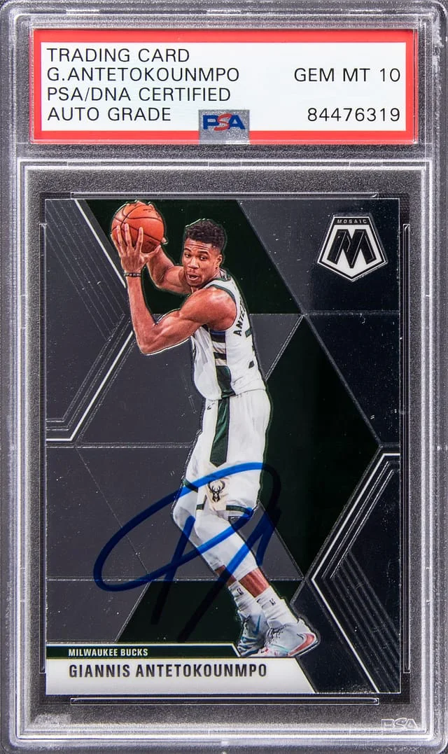 2019-20 Panini Mosaic Giannis Antetokounmpo #no-number card image