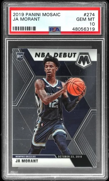 2019-20 Panini Mosaic Ja Morant Genesis #274 card image