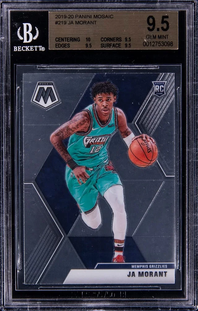 2019-20 Panini Mosaic Ja Morant r #219 card image