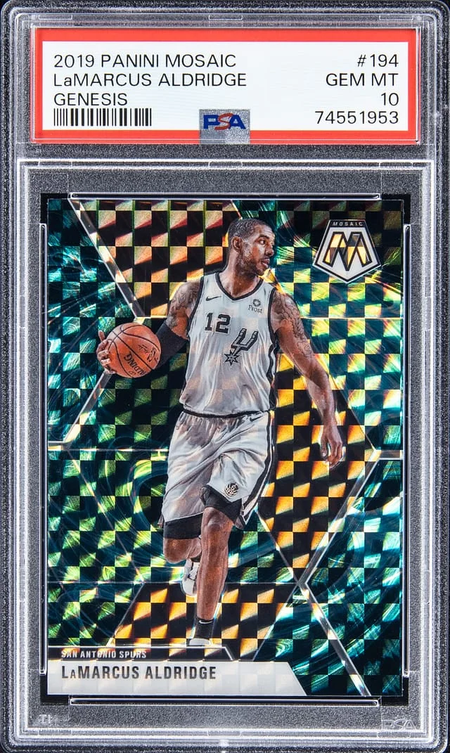 2019-20 Panini Mosaic LaMarcus Aldridge Genesis #194 card image