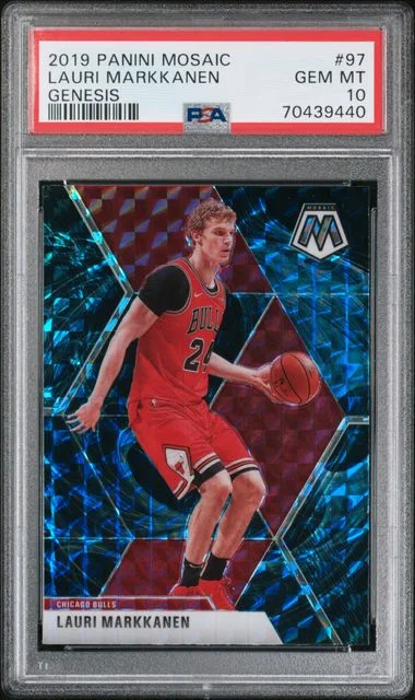 2019-20 Panini Mosaic Lauri Markkanen Genesis #97 card image