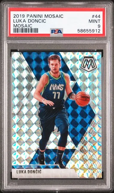 2019-20 Panini Mosaic Luka Doncic Mosaic #44 card image