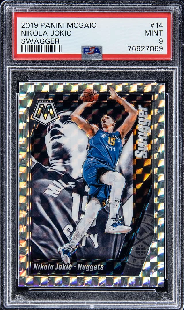 2019-20 Panini Mosaic Nikola Jokic Swagger #14 card image