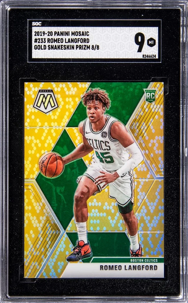 2019-20 Panini Mosaic Romeo Langford Genesis #233 card image