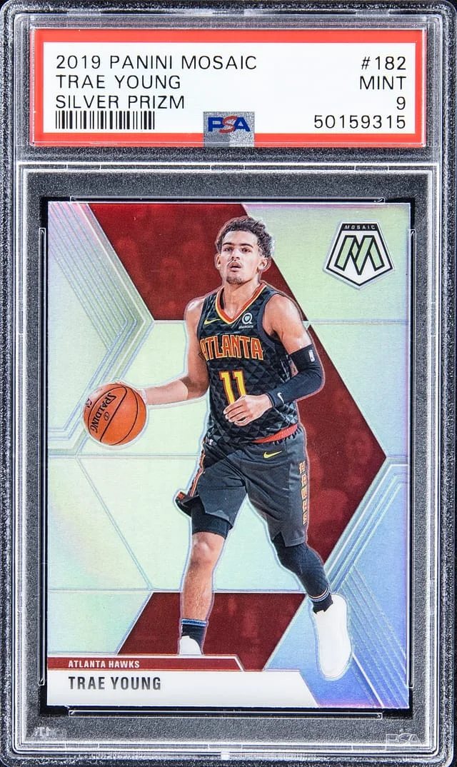 2019-20 Panini Mosaic Trae Young #182 card image