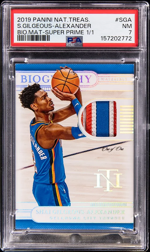 2019-20 Panini National Treasures Biography Materials Super Prime #BM #no-number card image