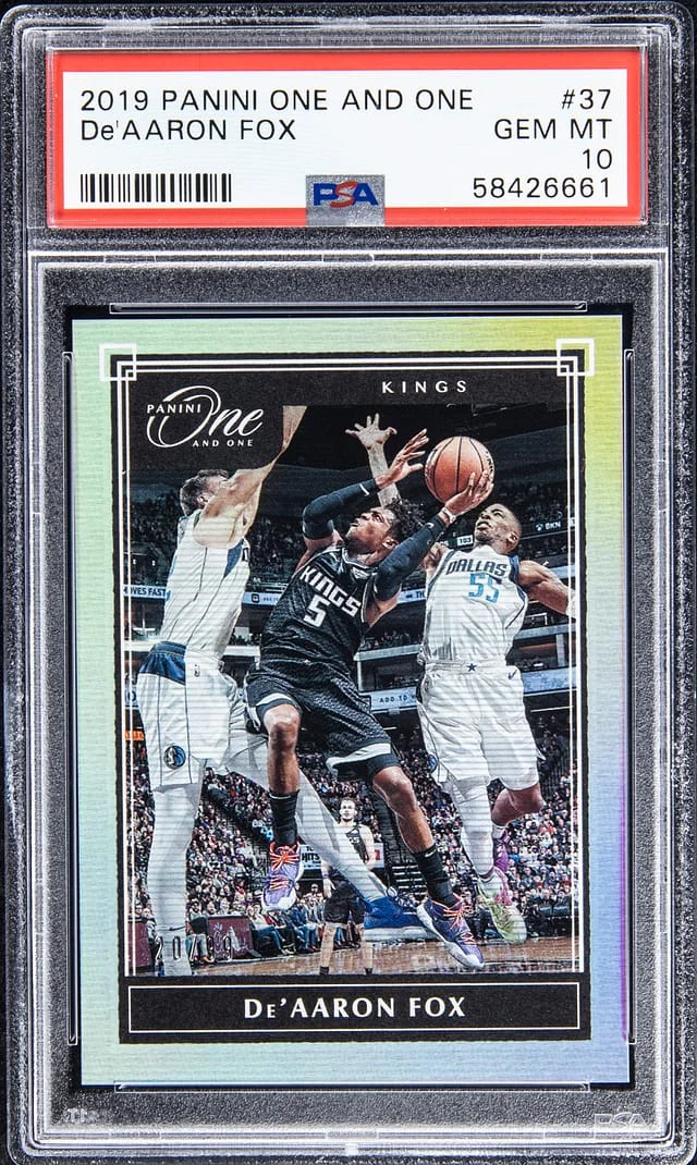 2019-20 Panini One and One De'Aaron Fox #37 card image