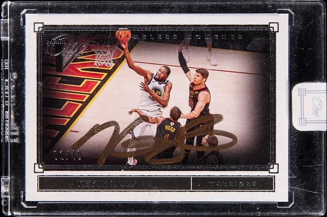 2019-20 Panini One and One Kevin Durant - Panini Encased Timeless Moments #TM-KDU card image