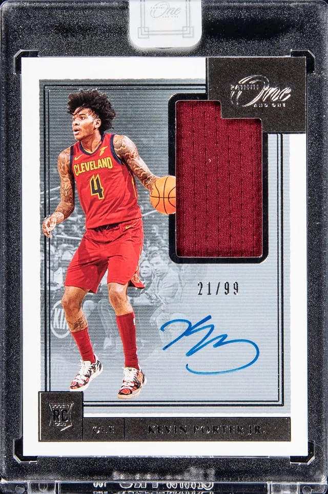 2019-20 Panini One and One Kevin Porter Jr Jersey Autograph #RJA-KPJ card image