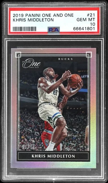 2019-20 Panini One and One Khris Middleton #21 card image