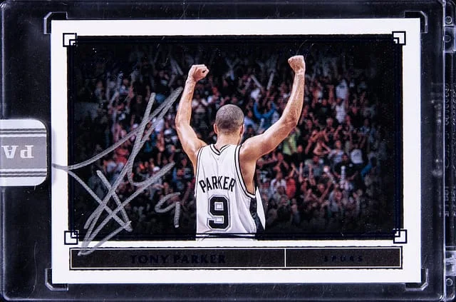 2019-20 Panini One and One Tony Parker White Box #TM-TPK card image