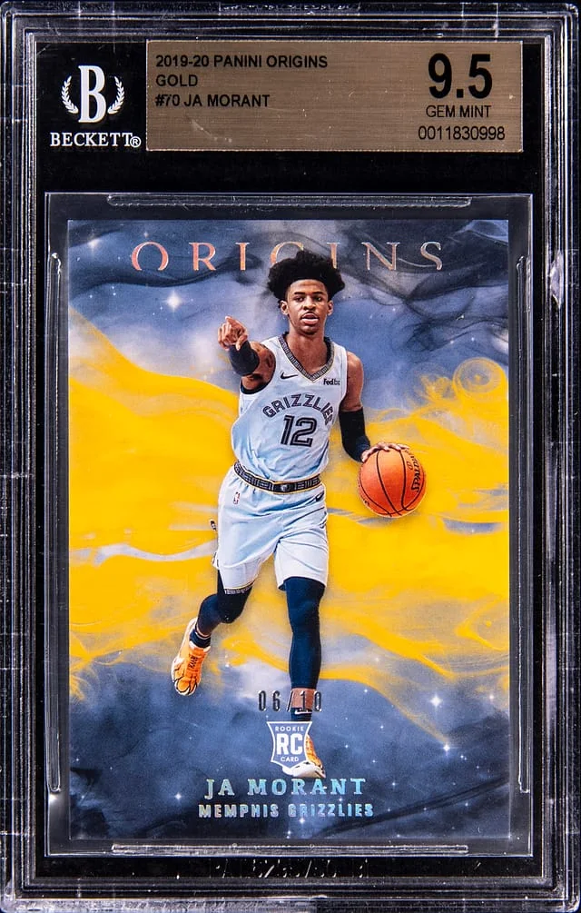 2019-20 Panini Origins Ja Morant Gold #70 card image