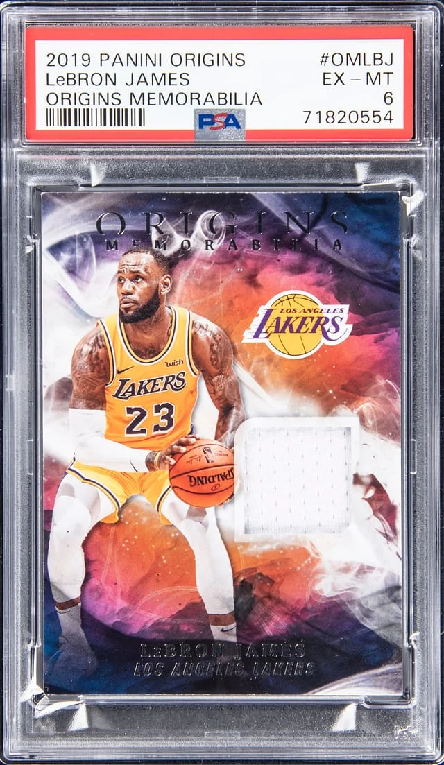 2019-20 Panini Origins LeBron James Memorabilia #OM-LBJ card image