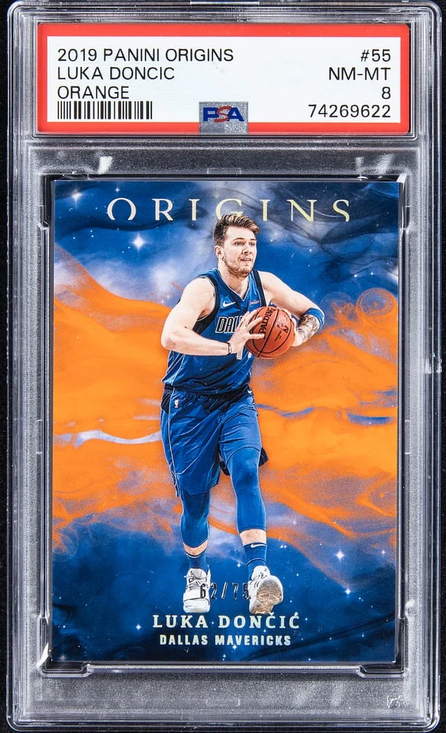 2019-20 Panini Origins Luka Doncic Orange #55 card image
