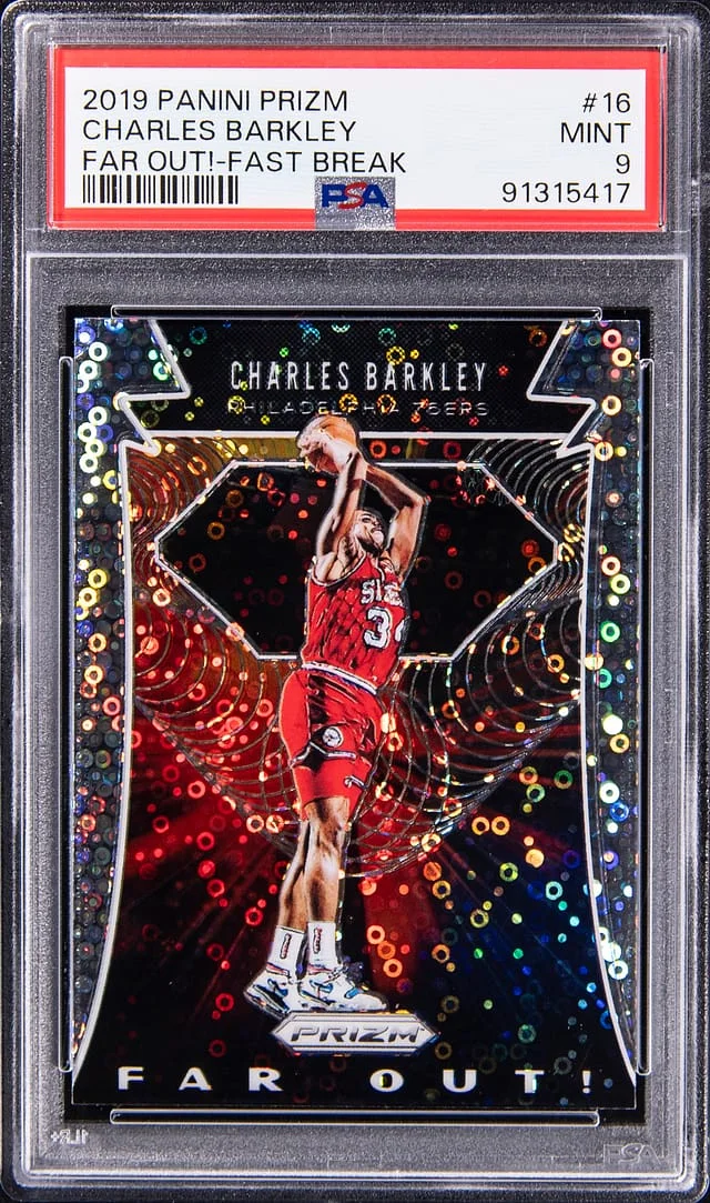 2019-20 Panini Prizm Charles Barkley Far Out! Fast Break #16 card image