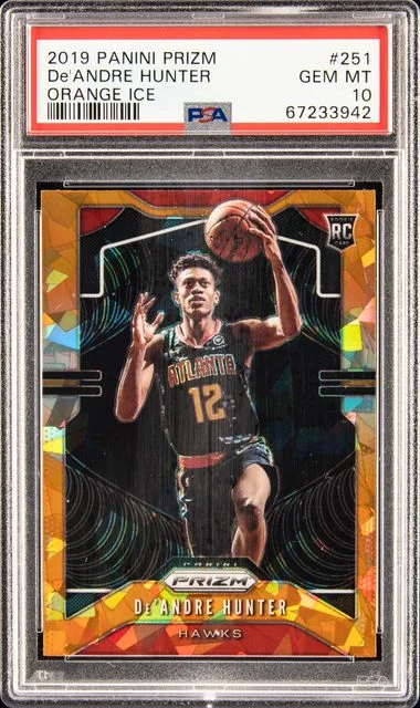 2019-20 Panini Prizm De'Andre Hunter Ruby Wave #251 card image