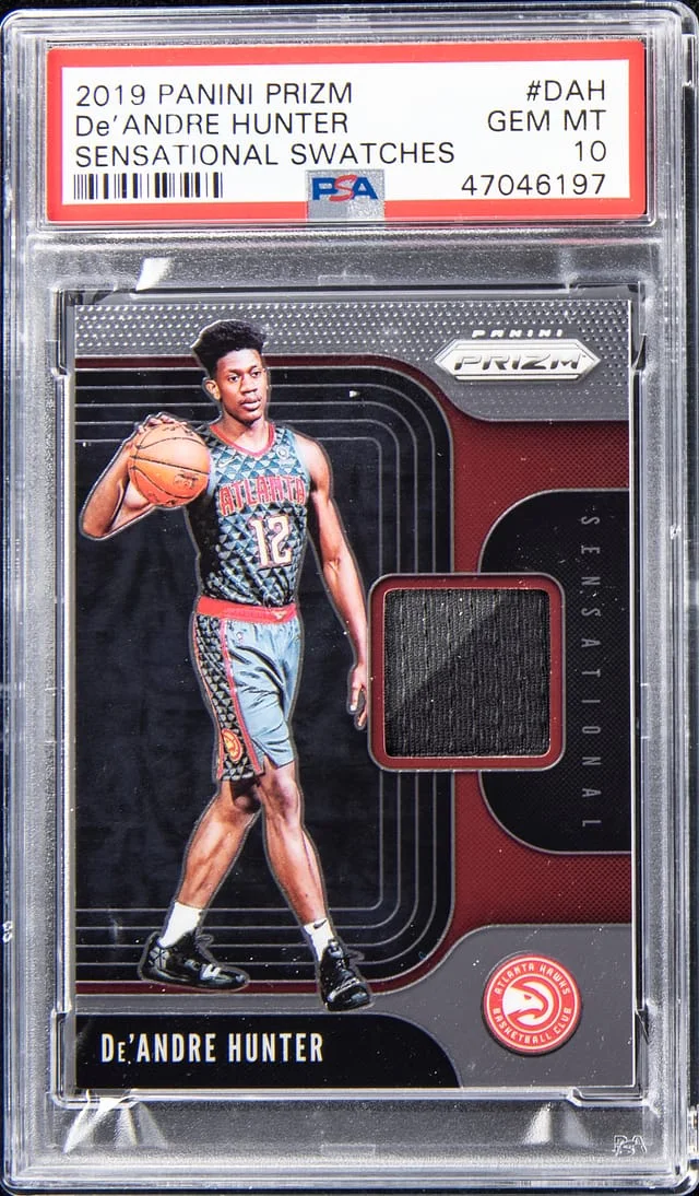 2019-20 Panini Prizm De'Andre Hunter Sensational Swatches #SS-DAH card image