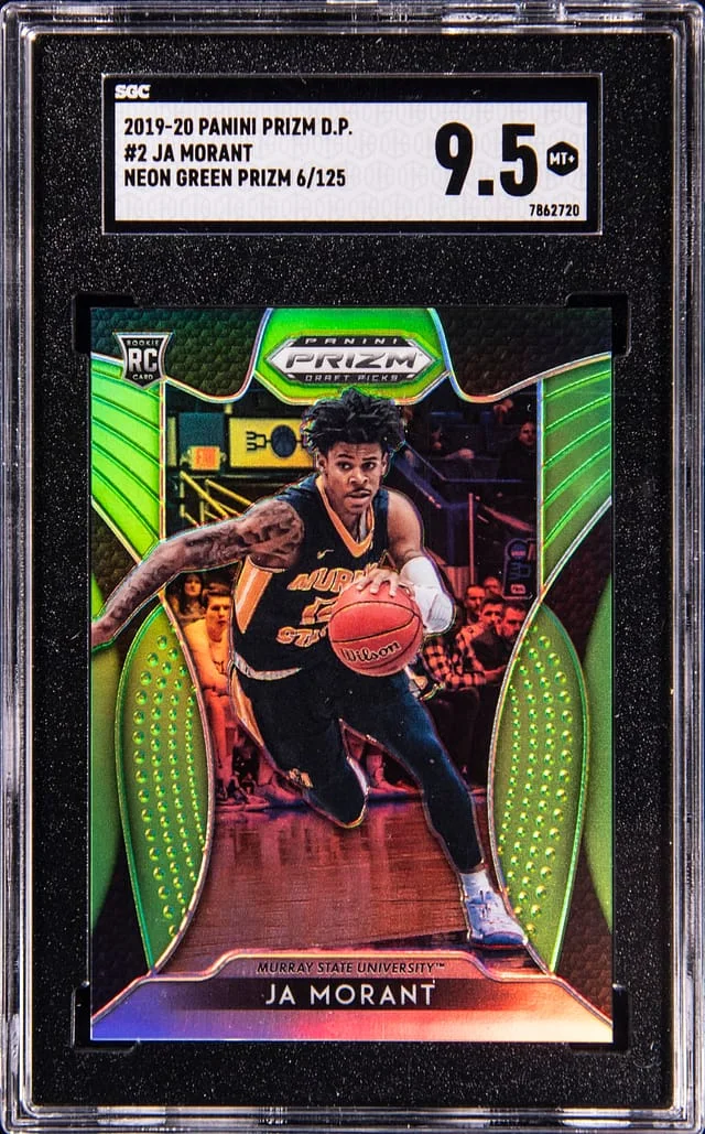 2019-20 Panini Prizm Draft Picks Ja Morant #2 card image