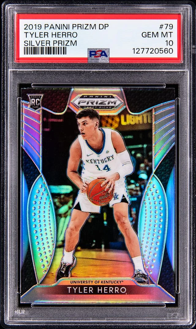 2019-20 Panini Prizm Draft Picks Tyler Herro Silver Prizm #79 card image