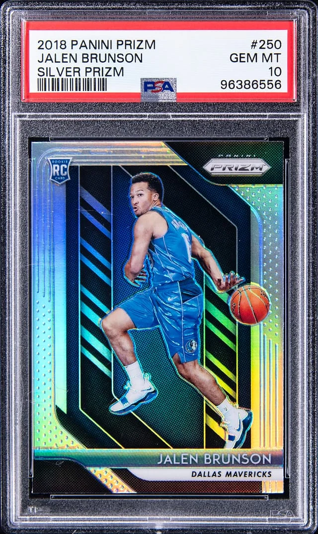 2019-20 Panini Prizm Jalen Brunson Silver Prizm #250 card image