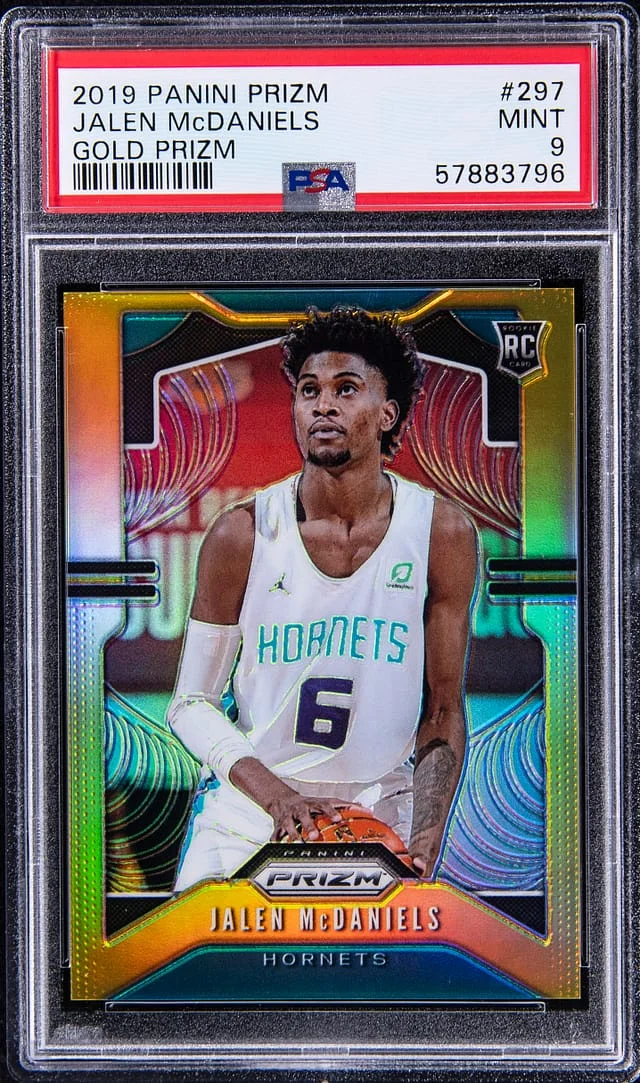 2019-20 Panini Prizm Jalen McDaniels Gold #297 card image