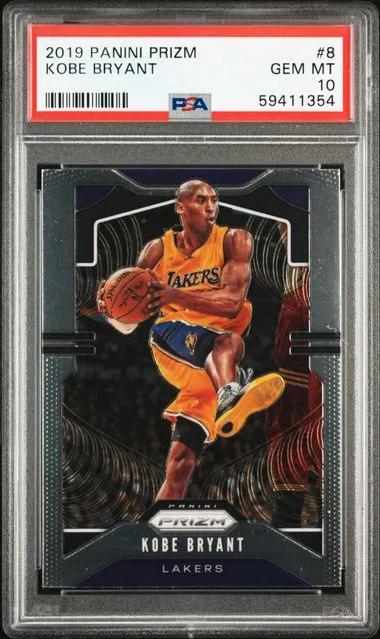 2019-20 Panini Prizm Kobe Bryant Hyper Prizm #8 card image
