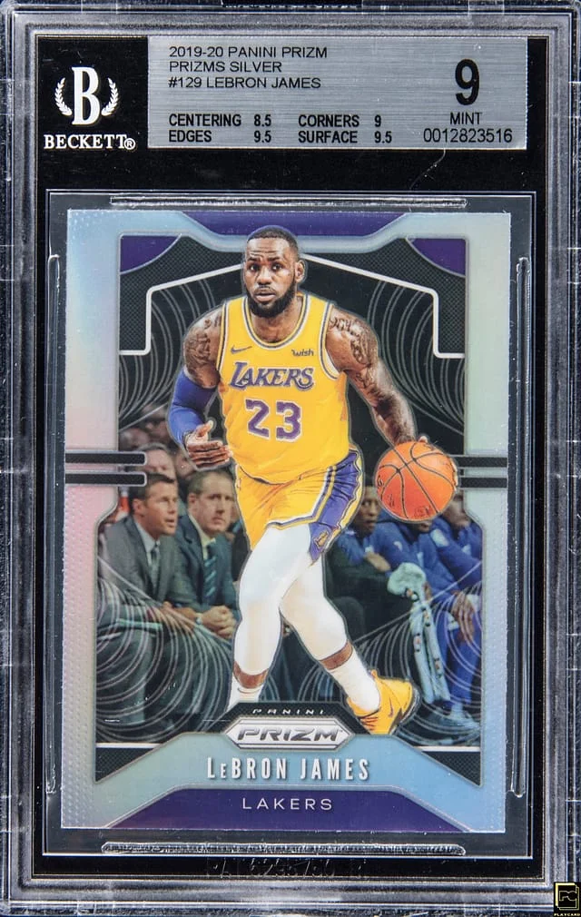 2019-20 Panini Prizm LeBron James Silver Prizm #129 card image