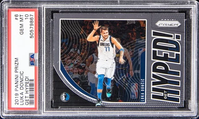 2019-20 Panini Prizm Luka Doncic Get Hyped! #6 card image