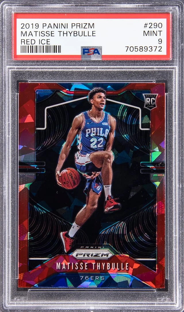 2019-20 Panini Prizm Matisse Thybulle Red Ice #290 card image