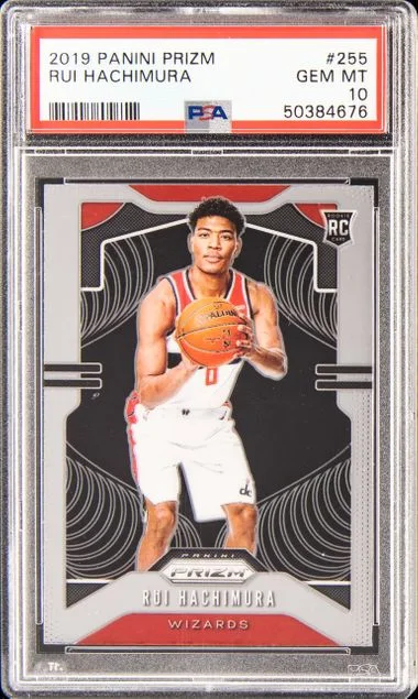2019-20 Panini Prizm Rui Hachimura #255 card image