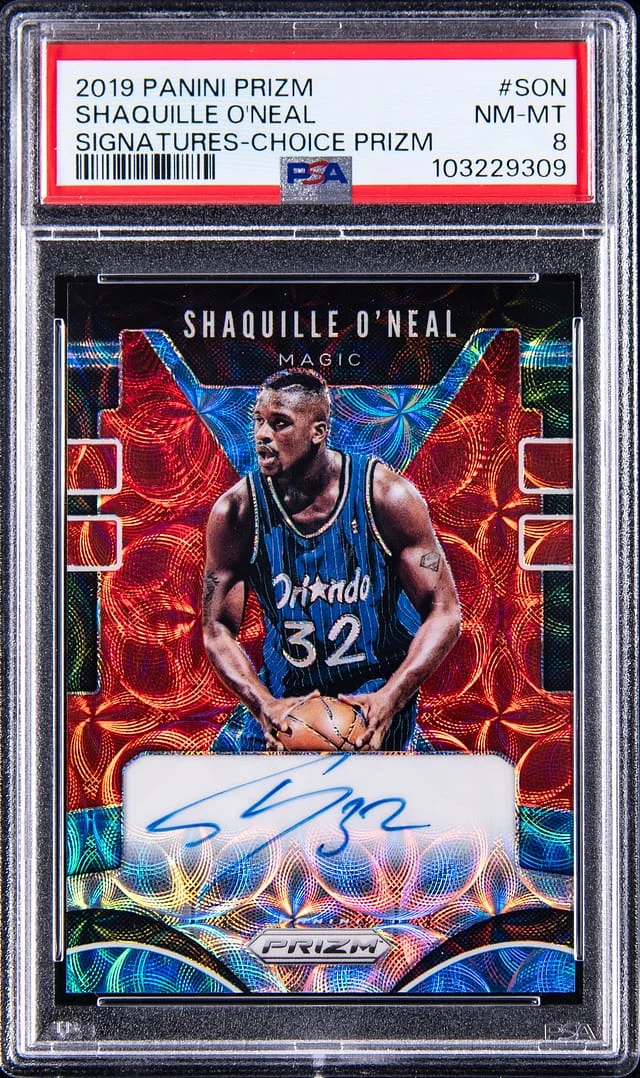 2019-20 Panini Prizm Shaquille O'Neal Signatures Choice Prizm #SON card image