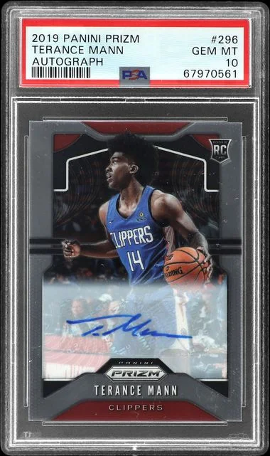 2019-20 Panini Prizm Terance Mann Autograph #296 card image