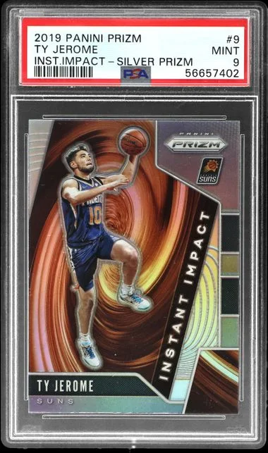 2019-20 Panini Prizm Ty Jerome Instant Impact Silver Prizm #9 card image