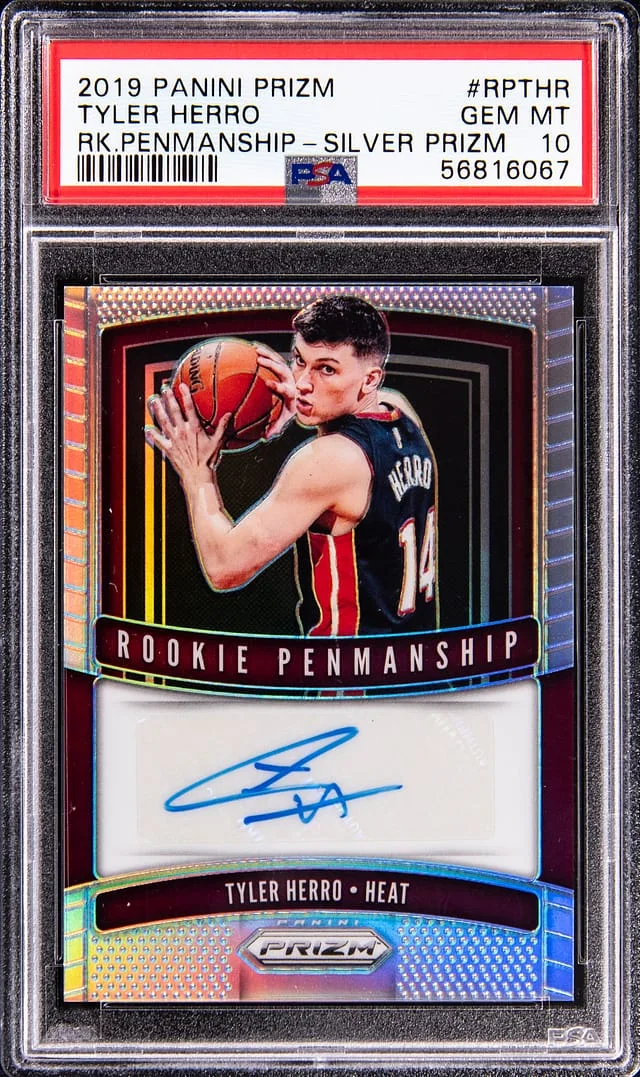 2019-20 Panini Prizm Tyler Herro Penmanship #RP-THR card image