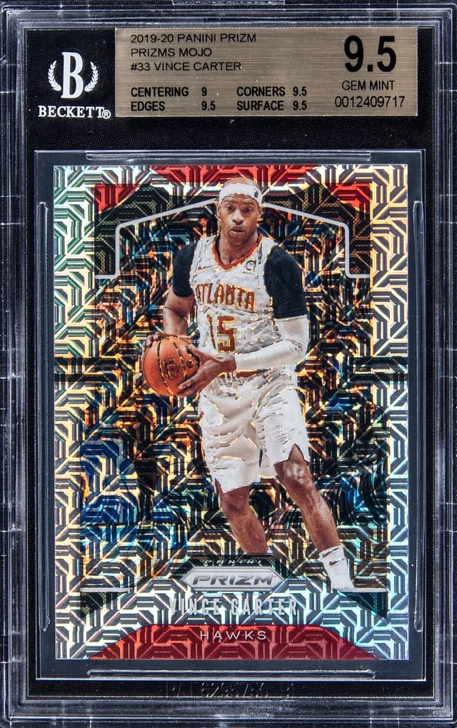 2019-20 Panini Prizm Vince Carter Mojo Prizm #33 card image