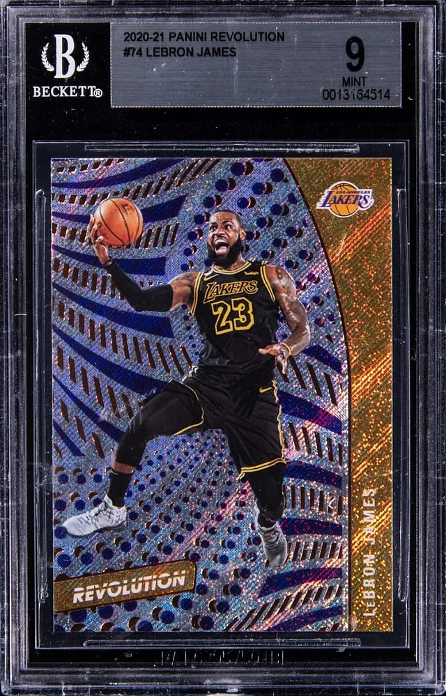 2019-20 Panini Revolution LeBron James #74 card image