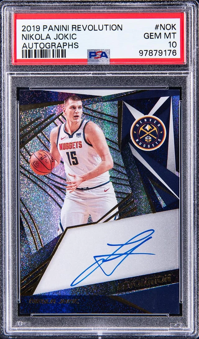 2019-20 Panini Revolution Nikola Jokic Autograph #NOK card image